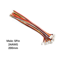 Kustom kabel Jst Xh 1.0 2.0 2.54mm Pitch 2 3 4 5 6 7 8 9 10 Pin konektor Pria Wanita Zh ph Xh Molex Jst tali pengaman