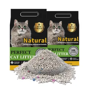 2023 Hete Verkopende Bal Vorm Premium Kattenbakvulling Kattenbakvulling Oem Verkoop Zand Bentoniet Kattenzand Voor Katten