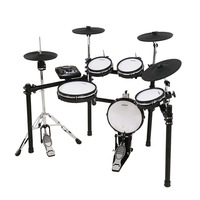 Wholesale Price Customs Logo Profesional Electric Drum DDX 12-Inch Dual Zone Snare Sheepskin Stainless Steel Electronic Drum Set