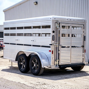 Remolque Premium para Ganado, Transporte de Animales, Remolque Resistente para Ganado, Caballos y Ovejas con Estructura de Acero Duradera - Product Image 1