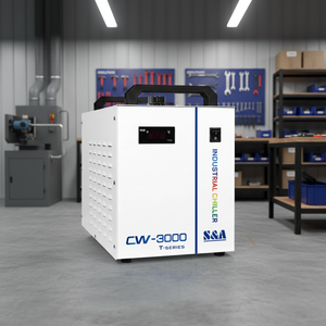 Refroidisseur d'eau industriel S&A CW-3000TG/CW-3000DG/<span class=keywords><strong>TK</strong></span>/DK, nouvelle machine de découpe et de gravure au laser CO2 avec une longue durée de vie - Product Image 2