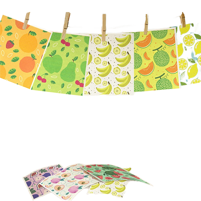Swedish Reusable Kitchen Cleaning Cloths Washable