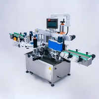 Machine d'étiquetage automatique haute précision et haute vitesse de 100 ml à 30 L pour bouteilles en plastique, machine d'emballage avec emballage en feuille d'aluminium