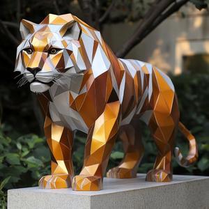 Factory OEM&ODM Customization Stainless Steel Outdoor Animal Sculpture Mirror Polishing Metal Crafts