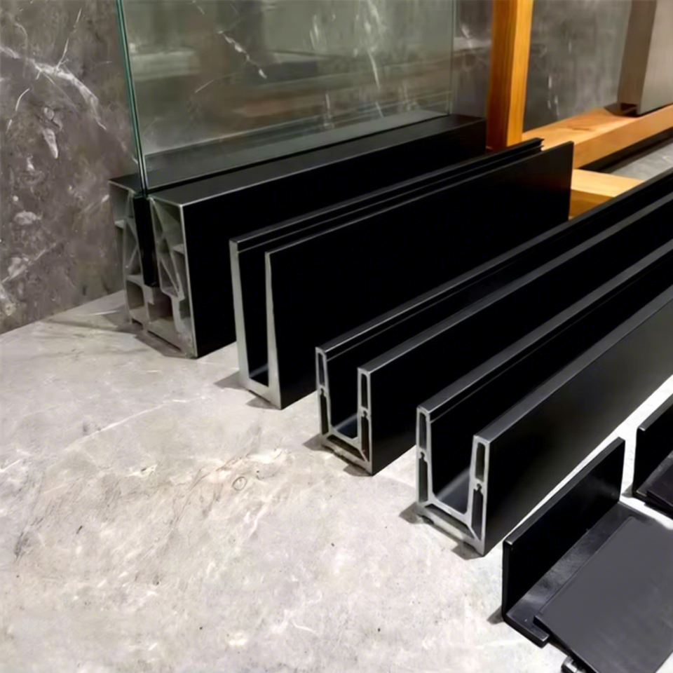 DDP America Outdoor Balcony Railing Aluminum U Channel Frameless Glass ...
