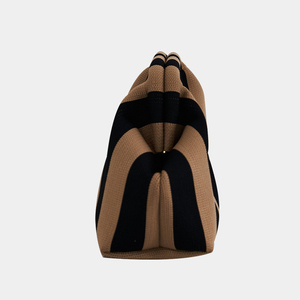 Sacs à main de plage d'été personnalisés pour femmes, sacs fourre-tout en crochet tissé, sac à main rayé de couleur, sac à main de soirée, pochette de piscine 2025 - Product Image 3