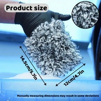 Gants de nettoyage de roues de voiture en microfibre ultra doux et sans rayures & mitaines de lavage de pneus pour le detailing automobile - 3 couleurs