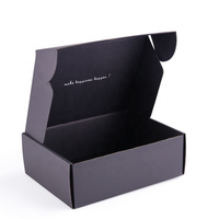 Boîte en carton ondulé personnalisée, design moderne et original, luxe, pour l'expédition de cadeaux, pliable, pour vêtements, faible MOQ, estampage mat