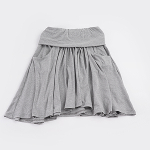 Falda Midi Casual de Corte A con Cintura Baja y Fruncido, Estilo Minimalista y Elegante, Ajuste Holgado para Chicas Modernas - Product Image 6