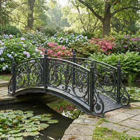 Ornement en aluminium pour extérieur, main courante de jardin, sans rouille, design préfabriqué, faible entretien, DIY pour maison américaine, balcon, escalier, cour arrière