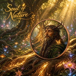 Moneda Conmemorativa Druida <span class=keywords><strong>Alma</strong></span> <span class=keywords><strong>de</strong></span> la Naturaleza - Moneda Coleccionable <span class=keywords><strong>de</strong></span> Cobre <span class=keywords><strong>de</strong></span> 40 mm - Moneda con Arte <span class=keywords><strong>de</strong></span> Espíritu del Bosque para Regalo y Decoración - Product Image 1