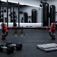 Barre de traction horizontale réglable sans perçage pour adultes, équipement de fitness pour intérieur, pour portes et encadrements de portes