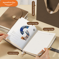 Carnet de notes personnalisé A5 en similicuir grainé PVC avec boucle magnétique et porte-stylo pour entreprises et collectivités