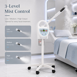 Nuovo Vaporizzatore Facciale Digitale Cosmetico all'Ozono con Stativo Macchina per la Pulizia Profonda della Pelle - Product Image 2