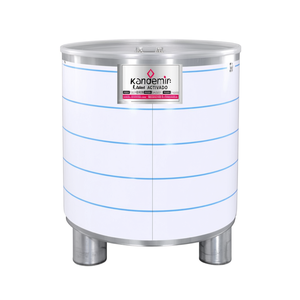 Cuve de mélange en acier inoxydable Kandemir 500 L avec mélangeur à engrenages, équipement industriel - Product Image 2