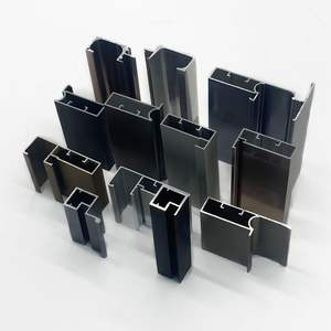 Profils d'armoires de cuisine en aluminium d'usine Porte en verre personnalisée pour le marché indien - Product Image 3