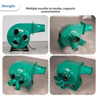 Ventilateurs d'aspiration de sciure de bois ShengLin Snail Fan, collecteurs de poussière pour aspirateur industriel portable pour machine de gravure sur bois