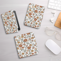 Housse de protection magnétique détachable en cuir PU intelligent pour liseuses Kindle Paperwhite 6/6,8/7 pouces avec poignée et dos transparent