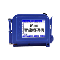 Usine directe Portable Mini imprimante multicolore portable Machine d'impression de cartes de papier de carton à jet d'encre Bouteille en plastique en verre Date