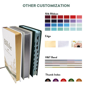 Service d'impression de livres en gros, styles de designers, personnalisés, en papier recyclé, couverture rigide, différentes tailles, <span class=keywords><strong>Bible</strong></span> sacrée - Product Image 4