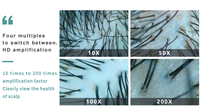 10x / 50x /100 / 200x Trichoscope Hair Scalp Analysis Aisia Ds-3 Hair Analyzer Scalp Scalp and Hairs Analysis Machine