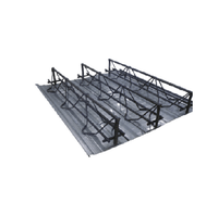 Conception moderne de dalle de plancher en treillis de charpente de terrasse en acier au carbone Panneaux métalliques galvanisés durables pour le renforcement structurel
