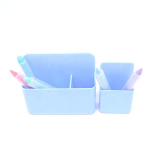 Bon marché Prix bureau à domicile tableau blanc utilisation <span class=keywords><strong>de</strong></span> bureau craie gomme boîte <span class=keywords><strong>de</strong></span> rangement forme carrée magnétique porte-stylo en plastique - Product Image 1