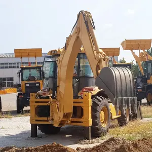 Çin mini ekskavatör traktör yükleyici kazıcı yükleyici dubai satış