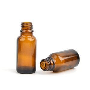 Bon prix bouteille d'huile essentielle ambrée bouteille en verre ambré avec euro compte-gouttes bouchon noir - Product Image 3