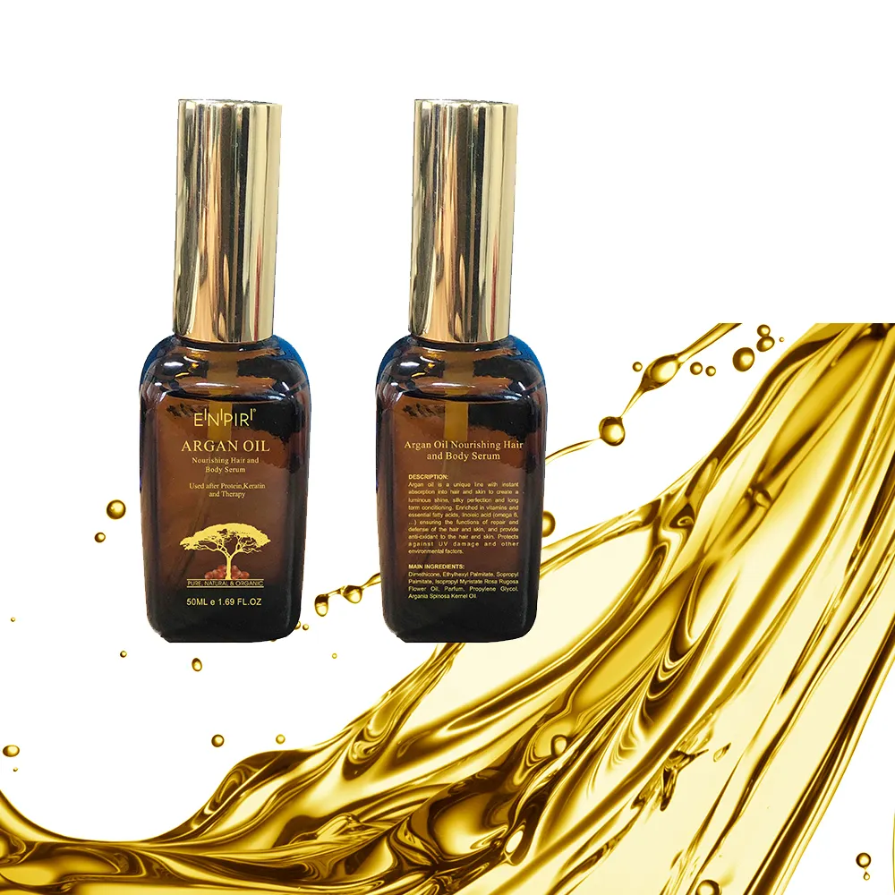 Toptan fas Argan yağı saç bakım ürünü serisi organik Argan yağı 50ml