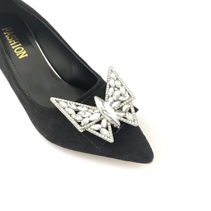 Zapatos de tacón alto para mujer, decoraciones, broche de diamantes de imitación de mariposa, hebilla de aleación, precio de fábrica, accesorios de joya para sandalias altas - Product Image 3