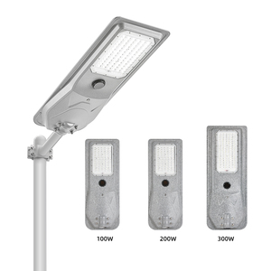 Lampadaire Solaire LED Tout-en-un pour Extérieur, Haute Luminosité, avec Contrôle par Capteur de Lumière et Détection Radar - Vente Chaude - Product Image 1