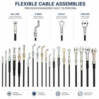Câble de commande flexible SOLITE en acier galvanisé non allié pour machine de porte d'ascenseur et porte automatique