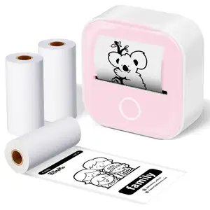 2024 Nieuwste Phomemo T02 Mini Label Printer Sticker Mobiele Bon Fotoprinter Pocket Thermische Draagbare Draadloze Mini Printer