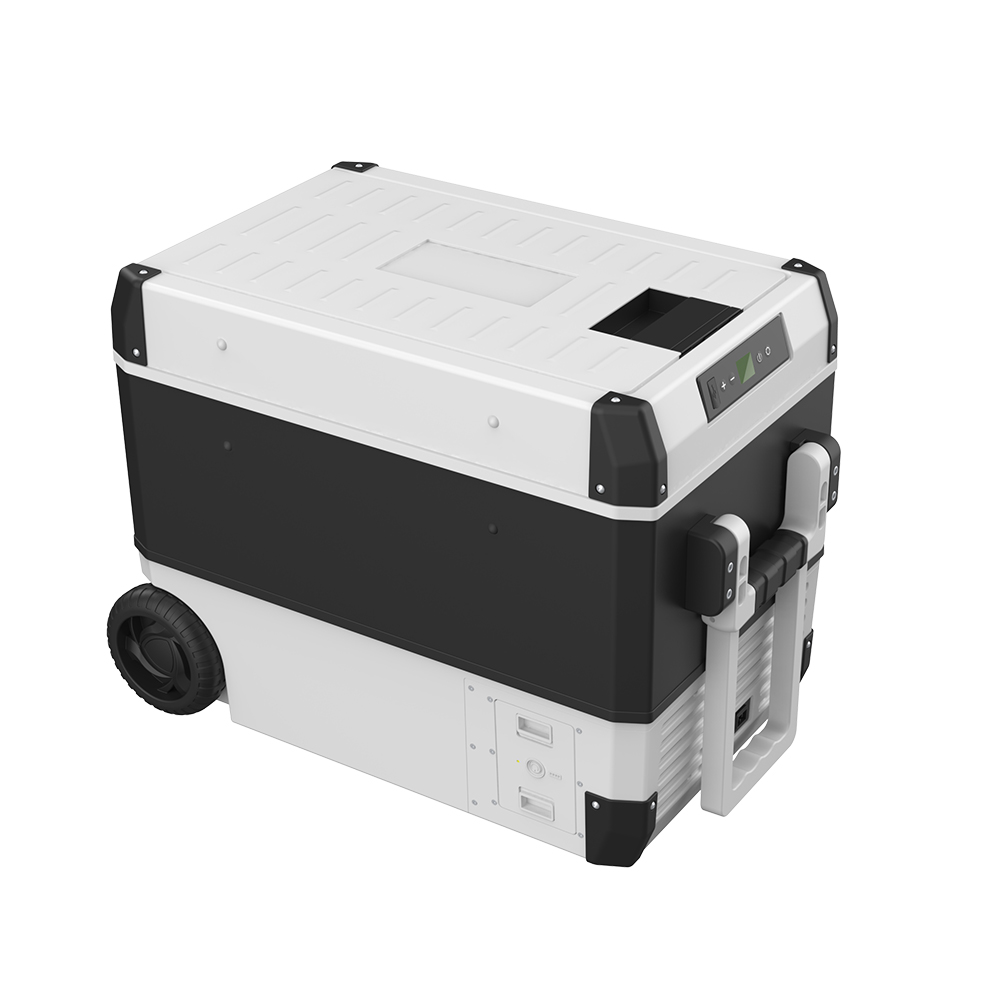 45 л 12 в автомобильный холодильник портативный холодильник для автомобиля 12 В кулер с ручкой и колесами для лодки яхты автобуса грузовика