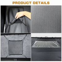 Tenda Atap Hard Shell Aluminium TPU Skylight Bukaan Samping 4 Musim untuk Berkemah di Bak Truk Pikap SUV Off Road 4x4
