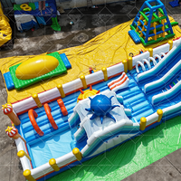 Aire de jeux gonflable géante Château sautant avec avion Thème astronaute Jeux de parc d'attractions gonflables en vente