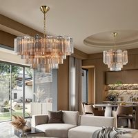 Lustre rond en verre de Murano pour salle à manger, salon, chambre à coucher, lustre suspendu en verre français, luminaires suspendus au plafond pour la maison