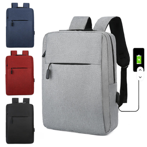 Durable Custom Logo Laptop Backpack - USB Charging Waterproof Bag for Business Travel & College