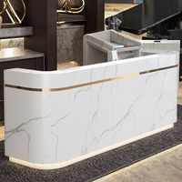 Bureau de réception moderne en bois personnalisé, écologique, durable, pour spa, hôtel, usage commercial, bureau