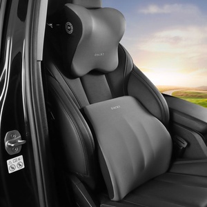 Car Seat Cushion &amp; Headrest Lumbar Support Pillow Breathable Memory Foam with <strong>Neck</strong> <strong>Rest</strong> for Back Pain Relief - Product Image 1