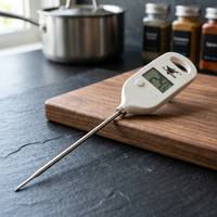 Termometer Digital Logam Ultra-Cepat untuk Dapur