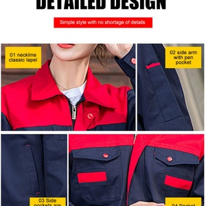 ชุดทำงานนิรภัย AmpsafeX ดีไซน์ใหม่ ผ้าโพลีเอสเตอร์ผสมคอตตอน ระบายอากาศได้ดี ทนทาน กางเกงช่างแบบคลุมทั้งตัว ป้องกันอันตรายระดับงานหนัก - Product Image 5