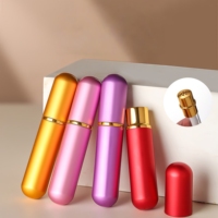 Diffuseur d'aromathérapie portable en verre et aluminium rechargeable en gros, 5 ml, avec logo personnalisé
