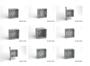 UL Rohs Approved Project Kabel anschluss dose 4 "Square Welded Junction Electric Wire Boxes Ip65 Wasserdichte Anschluss dose