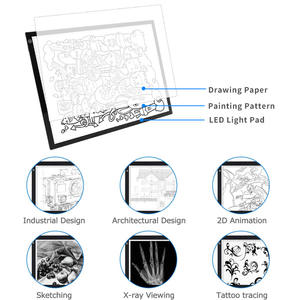 Papan Lampu Desain Logo Label Pribadi A3 A4 A5, Light Box Profesional Ultra Tipis dengan Lampu LED - Product Image 3
