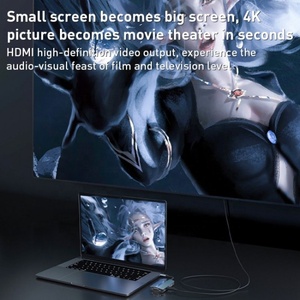 Xput 7 en 1 Ordinateur portable Multiport USB Type C USB-C Type-C Hub vers USB 3.0 4K <span class=keywords><strong>HDMI</strong></span> VGA <span class=keywords><strong>Adaptateur</strong></span> <span class=keywords><strong>avec</strong></span> prise casque 7-en-1 - Product Image 5