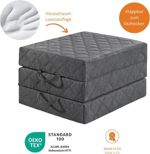<span class=keywords><strong>Letto</strong></span> in Memory Foam <span class=keywords><strong>per</strong></span> il Comfort del sonno Visco/sgabello - Product Image 4