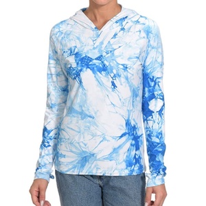 Custom Large Long Sleeve <b>Spf</b> Upf 50 Uv Sun protection Tshirts Womans Sport Fishing Clothes Fishing Wear - Product Image 4