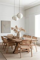 Nouveau ensemble de meubles de salon modernes de luxe Popularite table centrale ronde en bois et chaises MUYA MY94